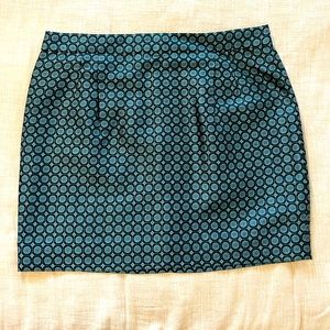 FINAL SALE Jcrew Silky Patterned Mini Skirt
